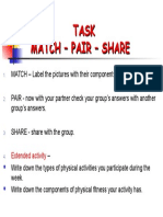 Task Match - Pair - Share
