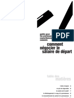 Guide Pour Les Nouveaux Professeurs Comment Négocier Le Salaire de Départ PDF