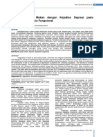 Jurnal - Hubungan Pola Makan Dengan Kejadian Depresi Pada Penderita Dispepsia Fungsional