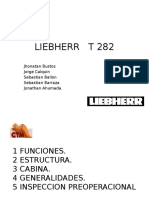 LIEBHERR T 282 transporte mineral funciones estructura cabina