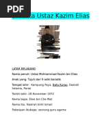 Biodata Ustaz Kazim Elias