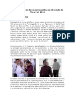 Breve Análisis de La Sucesión Política en El Estado de Veracruz