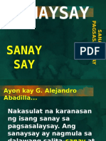 Kay Zeehandelaar (Sanaysay) Pangugnay