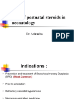 Steroids Final - Postnatal