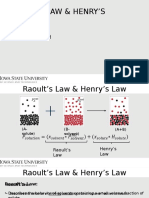 Raoults & Henry's Law