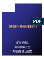 32. Bayi Berat Lahir Rendah Lecture_dr. Setya Wandita