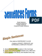 Simplecompoundcomplexcompound Complexsentences 