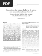 Osteossíntese Das Fraturas Diafisárias Da Criança