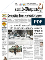 Front Page - The Herald-Dispatch, Feb. 2, 2010