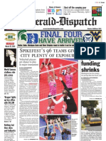 Front Page - The Herald-Dispatch, Marc 29, 2010