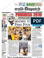 Front Page - The Herald-Dispatch, March 28, 2010