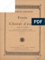 Koechlin C - Etude Sur Le Choral d Cole