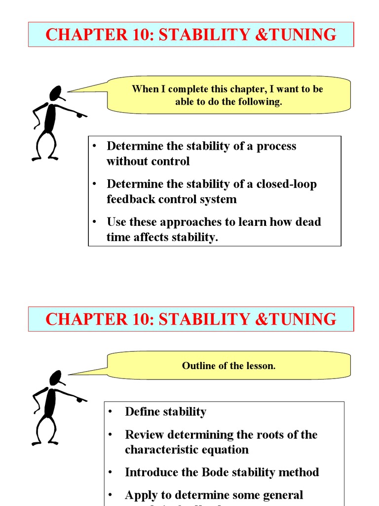 Stability and Tuning in Control Systems | PDF | Control Theory ...