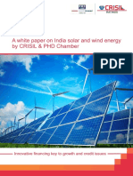 CRISIL& PHD Chamber White Paper - Indian Solar and Wind Energy Sector - 12feb2015 PDF