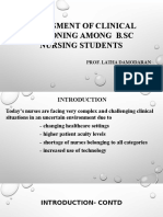 Assessment of Clinical Reasoning