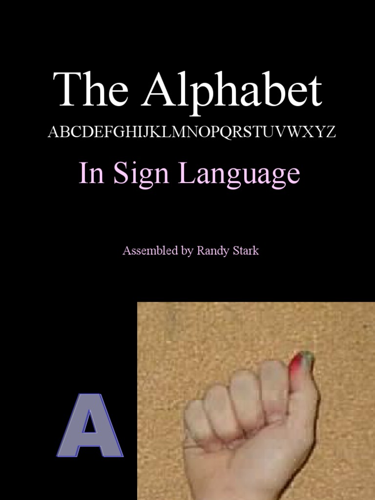 Sign Language Alphabet Guide | PDF