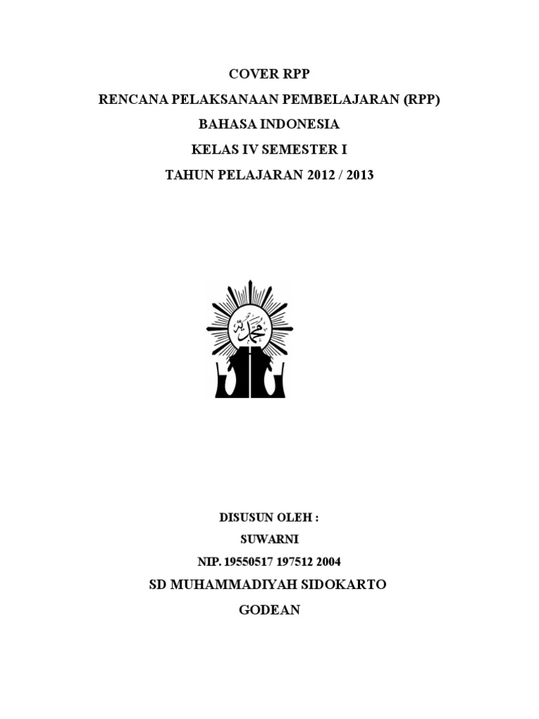 Cover RPP | PDF | Kajian Bahasa Asing
