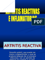 Artritis Reactivas e Inflamatorias