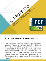 Clase 15. El Protesto