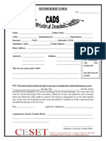 CADS Membership Form