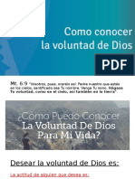 La Voluntad de Dios