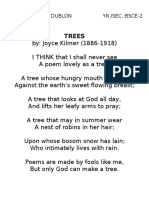 Trees: Name: Cykeen B. Dublon YR./SEC.:BSCE-2
