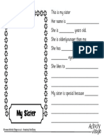 Sister Worksheet