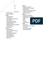 Six Sigma - Green Belt