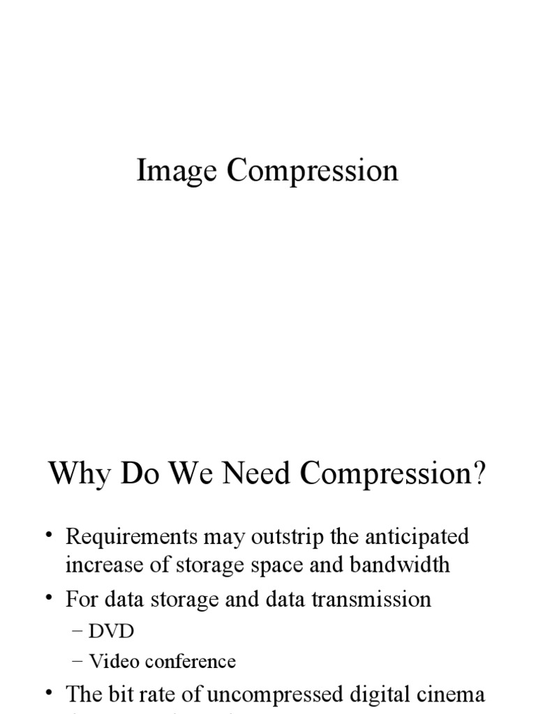 Compression PDF Data Compression Film And Video Technology