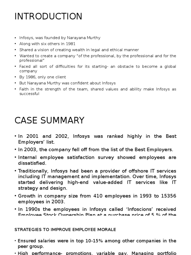 the flood case study hrm