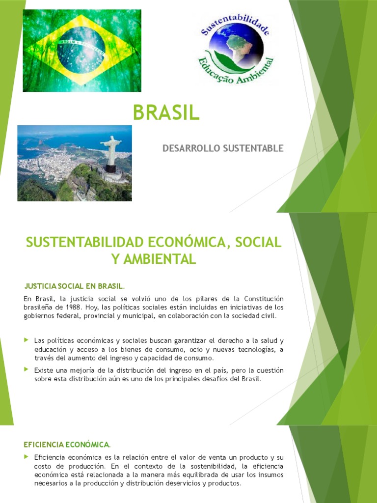Justicia y Sostenibilidad en Brasil | PDF | Sustentabilidad ...