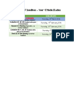 Overview of Deadlines - Year 12 Media Studies