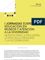 I Jornadas sobre Educación en Museos y Atención a la Diversidad