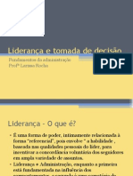 Liderança e Tomada de Decisão - Aula Dia 09-05