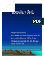 Psicopatia y Delito