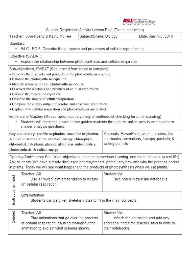 worksheet Cellular Respiration Breaking Down Energy Worksheet Answers cell respiration gizmo lp cellular photosynthesis