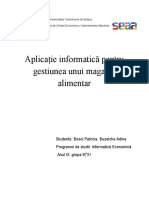 Analiza Si Proiectarea Sistemelor Informatice