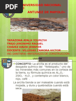 Diapositiva de Arcilla