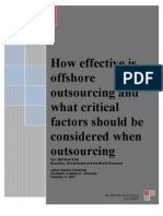 How Effective Is Offshore Outsourcing