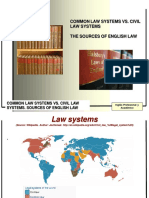 Common Law Vs Civil Law & Sources