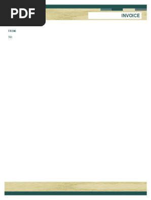 Blank Invoice