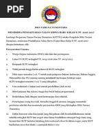 Masuk Taruna Fisik Tes Nusantara Sma