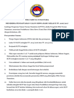 Persyaratan Sma Taruna Nusantara