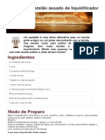 Copie a Receita de Pastelão Assado de Liquidificador - Receitas Supreme