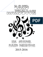 Band Handbook Updated 1-31-2016