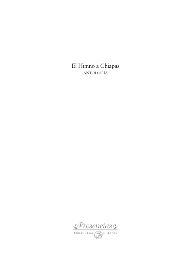 Himno Chiapas Chiapas México Prueba gratuita de 30 días Scribd