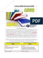 Perbezaan Dasar KBSR Dan Dasar KSSR