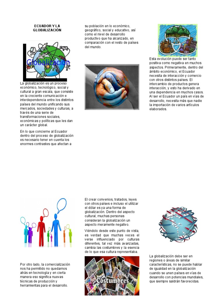 Ecuador y La Globalización | PDF