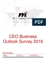 MTI CEO Business Outlook Survey 2016