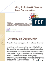 Supporting Inclusive & Diverse Workplace Communities
